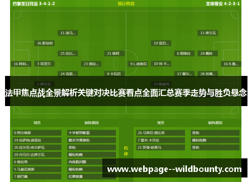 法甲焦点战全景解析关键对决比赛看点全面汇总赛季走势与胜负悬念